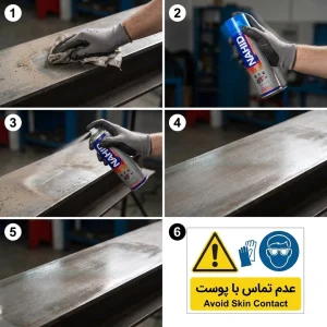اسپری روانکار ناهید مدل لوبریکانت Contact حجم 300 میلی لیتر 1 اسپری روانکار ناهید