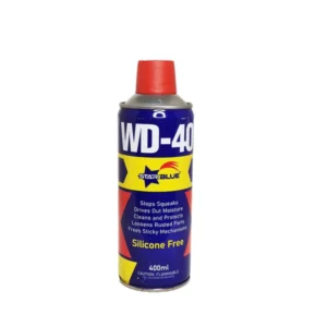 اسپری WD40 روان‌کننده صنعتی استار بلو مدل WD 40 مناسب قطعات فلزی، پیچ و مهره و جلوگیری از زنگ‌زدگی