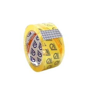 نوارچسب پهن کارتن بسته‌بندی ادل مدل کریستال ضخامت 40 میکرون عرض 48 میلی‌متر طول 90 یارد مناسب کارتن