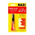 چسب قطره‌ای رازی مدل Super Glue حجم 3 میلی لیتر