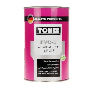 چسب پی وی سی فشار قوی تونیکس وزن 1 کیلوگرم