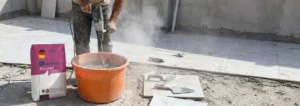 چسب کاشی پرسلان پودری آژند مدل مسترفیکس