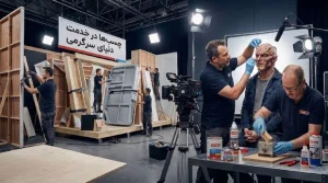 همه چیز درباره کاربرد چسب صنعتی در سینما: از دکور تا جلوههای ویژه 2 چسب صنعتی در سینما