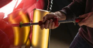 چسب حرارتی در صافکاری PDR