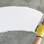 نچسبیدن بتونه به دیوار